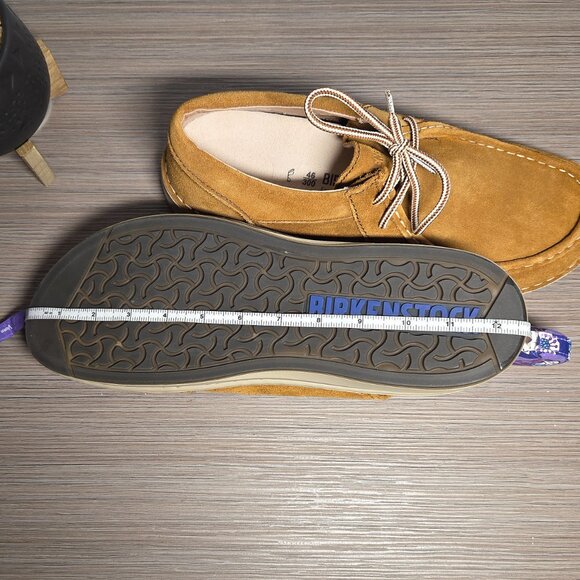 NEW!!! Birkenstock Pasadena Nut Suede Lace-Up Shoes: Size – 13/46 Men - Picture 9 of 11
